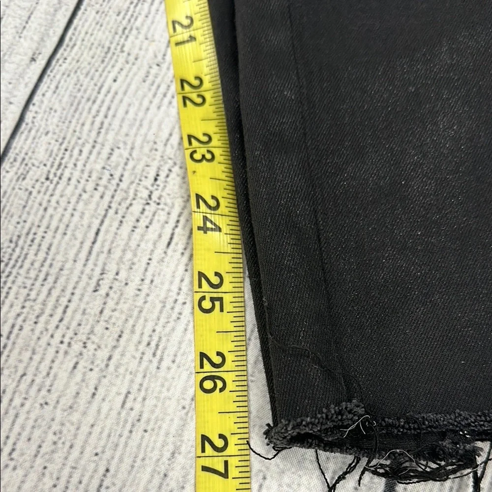 All Saints Sz 25 Miller Black Skinny Jeans w/Silver Studs - Picture 13 of 16